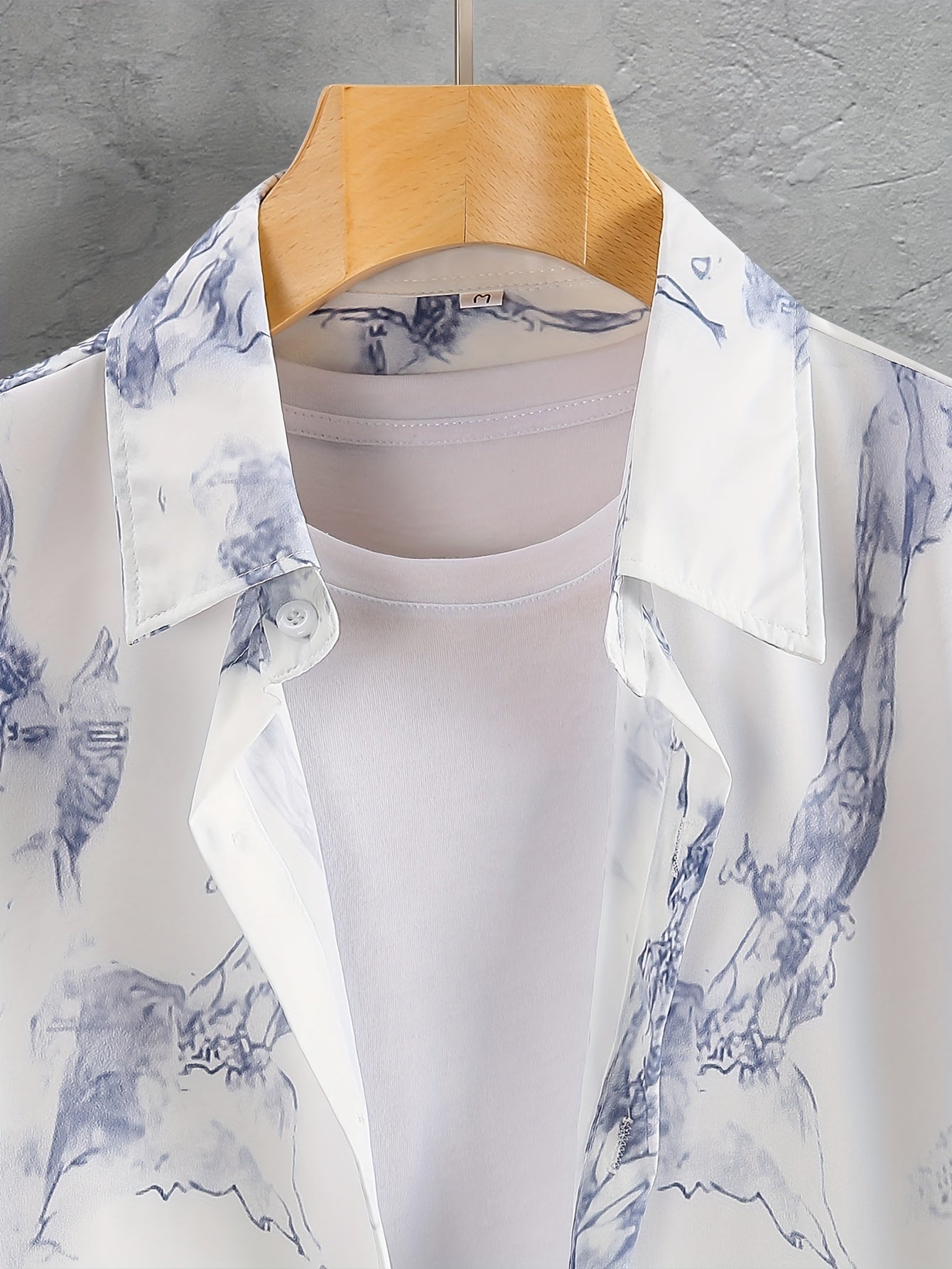 Abstract Pattern Casual Short Sleeve Shirt Men's Hawaiian Shirt