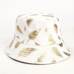 Bucket Hat Feather Version Bronzing Sunshade All match Sunscreen