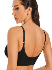 High Support Full Coverage Bra Back Buckle Comfortable Women's Lingerie