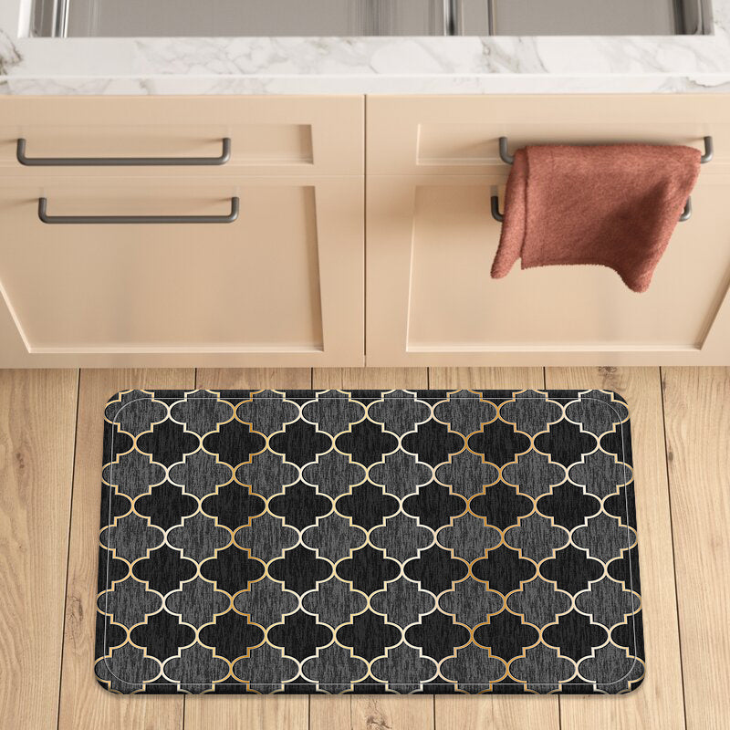 Geometric Print Moroccan Area Rugs Long Carpets Anti-slip Mat Room Decoration