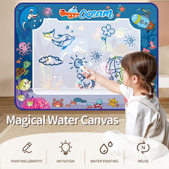 Magical Water Canvas Set with Reusable Graffiti Pen
