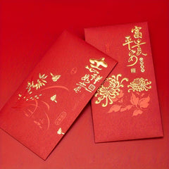 10pcs Red Envelopes for Wedding Engagement Year's Celebration