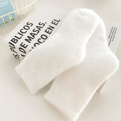 2 Pairs Warm Mid Tube Socks for Women