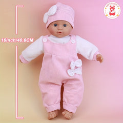 MOXXGFT 16 inch Reborn Youngsters doll with clothes Soothing Item