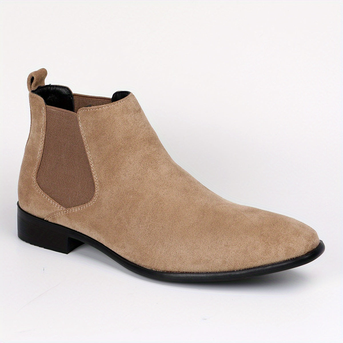 Men's Chelsea Boots Dress Casual Ankle Boots Slip On Shoes For Camping