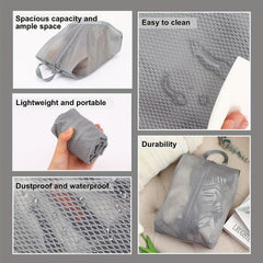 Waterproof Shoe Storage Bag with Handle, Travel Shoe Packing Bag