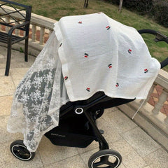 Breathable Mosquito Net & Sunshade Cover for Baby Safety