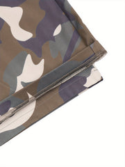 Camo Print Baggy Cargo Pants Y2K Long Length Pants
