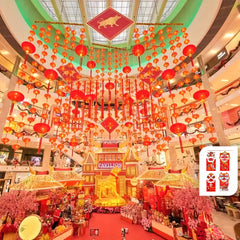 6pcs Chinese Style Red Envelopes Kit Dragon Year Lucky Money Envelopes