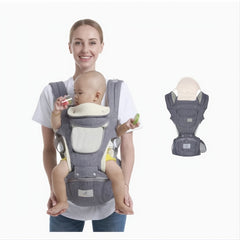 Gabesy Baby Carrier With Hip Seat Soft Cotton 3 In 1 All Size For Newborn