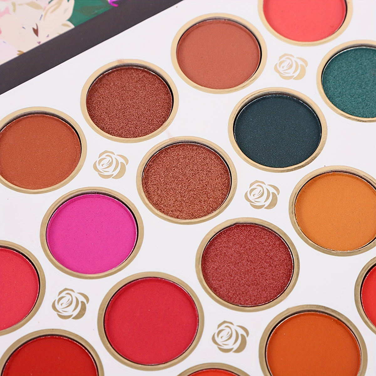 63-Color Pearly Matte Satin Eyeshadow Palette Punk Smokey Style Eye Makeup