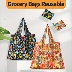 Large Capacity Folding Shopping Bag Portable Nylon Hand-held Storage