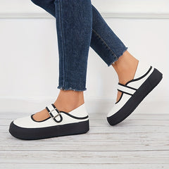 Women's Platform Mary Jane Non Slip Loafers
