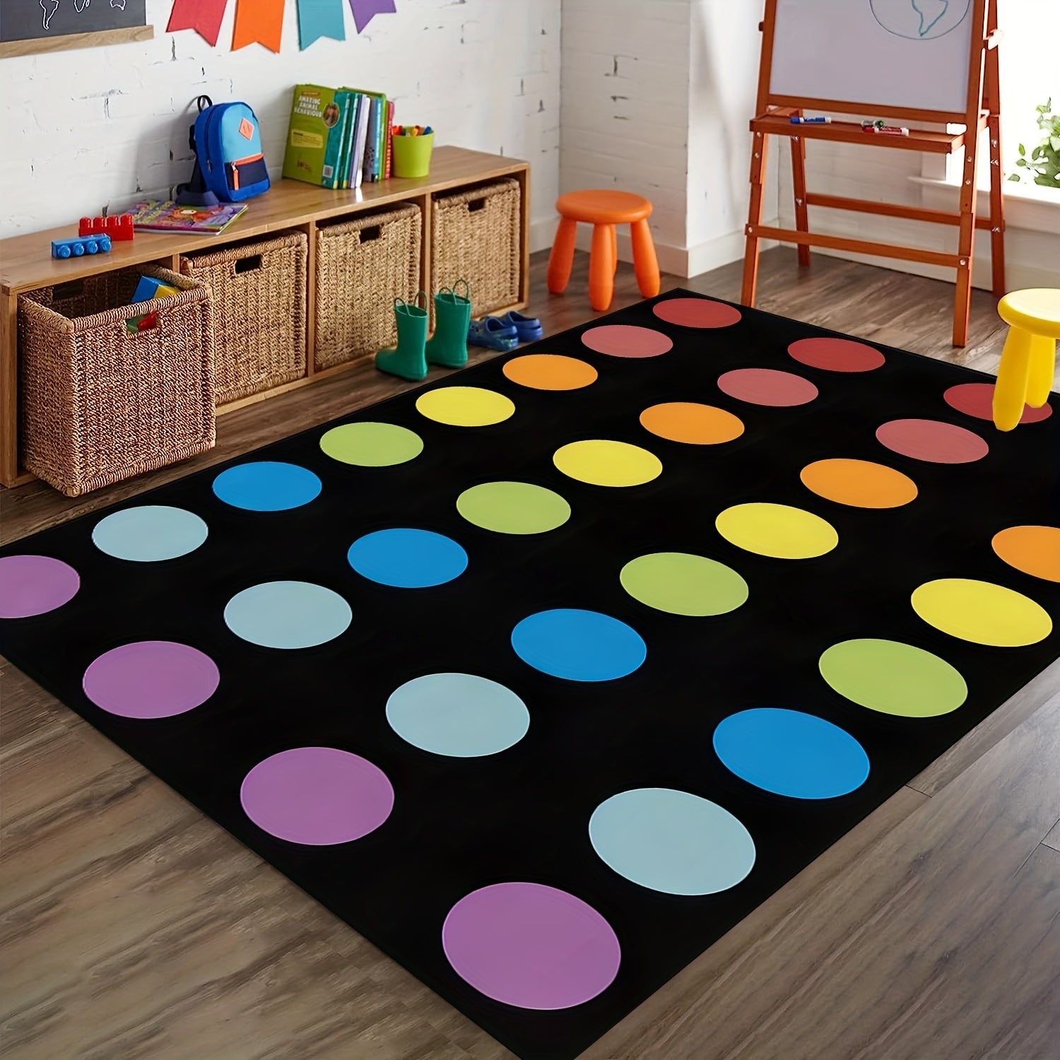 Colorful Classroom Carpets Elementary Kid Rug Educational Carpet