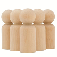 10pcs Wooden Nail Doll Block 4 29 Cm Craft DIY Painting Small World Game