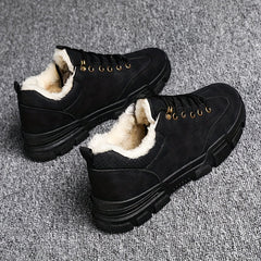 Men's Lace up Snow Boots Thermal Winter Hiking Boots