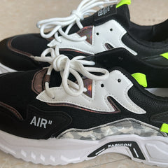 Men's Chunky Lace-up Sneakers Shock Absorbing Athletic Dad Shoes