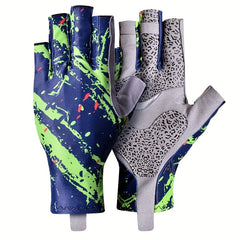 Sun Protection Tactical Fishing Gloves Breathable Non-slip Half Finger Gloves