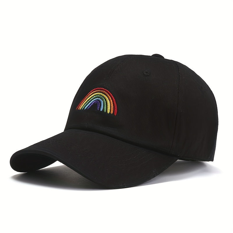 Rainbow Embroidery Baseball Cap