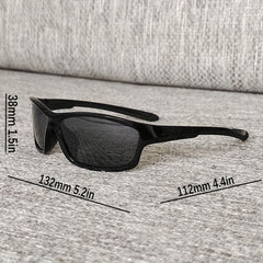 Boys Summer Square Frame Sunglasses Outdoor Sun Protection Eyewear