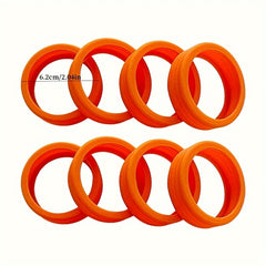 8pcs Mute Luggage Wheel Covers Universal Travel Accessories