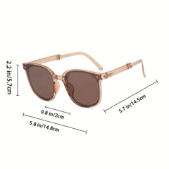 Foldable Sunglasses UV400 Casual Anti Glare Glasses
