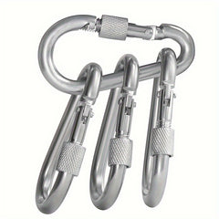 Safety Snap Buckle Spring Hook Key Chain Key Ring for Outdoor Camping Hiking