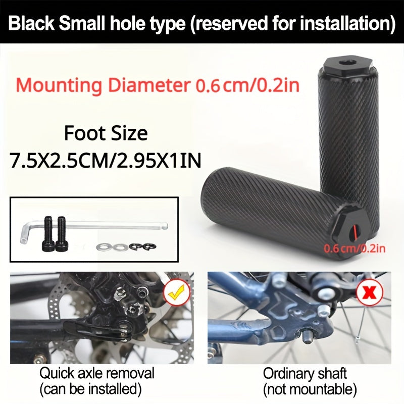 Durable BMX Bike Pegs for 5mm Mounting Diameter - Enhance Riding Experience