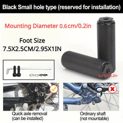 Durable BMX Bike Pegs for 5mm Mounting Diameter - Enhance Riding Experience