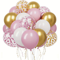 Colorful Confetti Balloon Set for Wedding Birthday Anniversary Graduation
