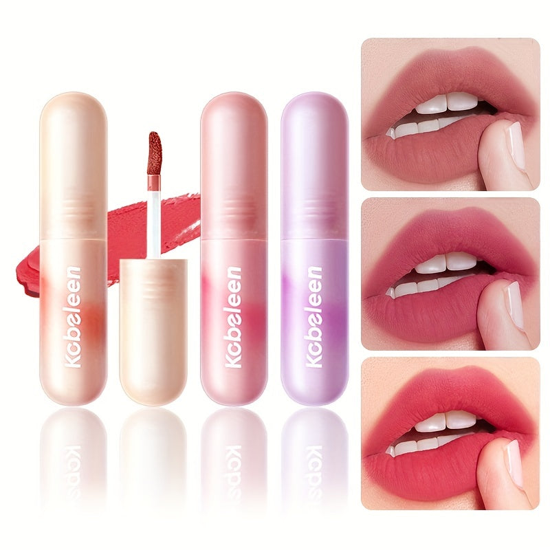 High Pigmented Matte Lip Gloss Set, 12 Colors, Long Lasting Wear, Nude Options