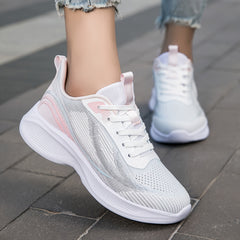 Women's Block Soft Running Shoes Non Slip Outdoor Sneakers