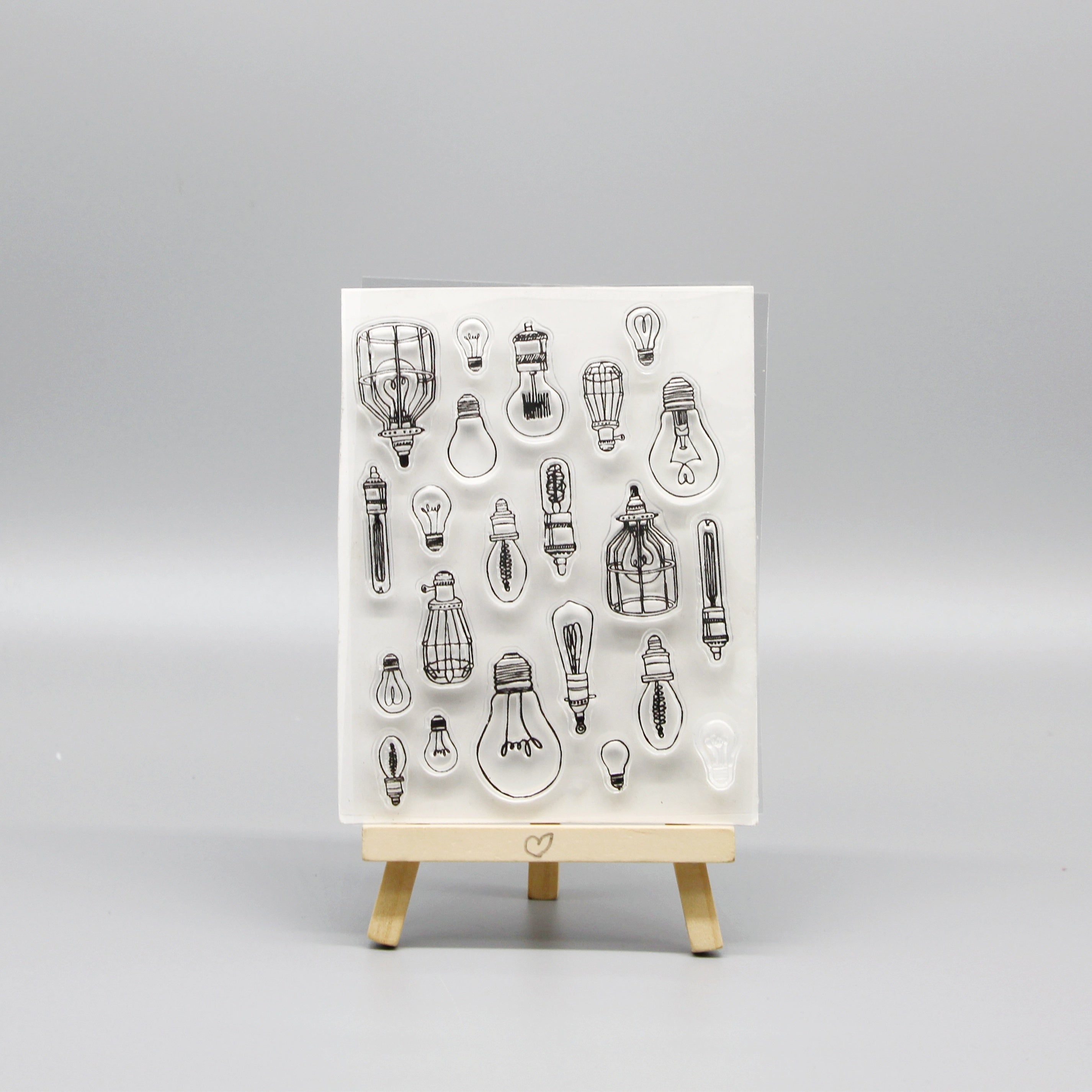 Light Bulb Cartoon Stamp for Kids