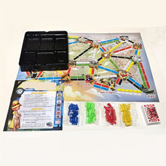Train Adventure Strategy Board Game for 2-4 Players