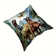 4PCS Dinosaur Pattern Pillow Covers for Home Decoration