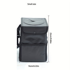 Foldable Waterproof Car Garbage Bin Car Trash Bag Car Interior Supplies