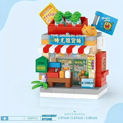 Mini Street View Blocks Toy Set for Kids