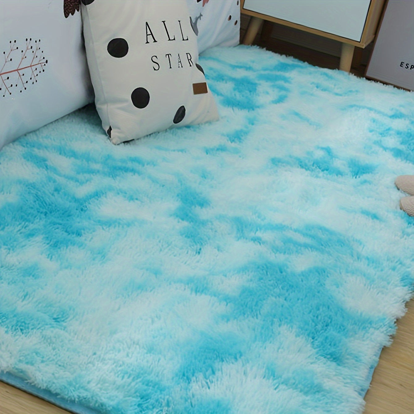 Shaggy Rug Fluffy Floor Mat Plush Area Rug Soft Area Rug Mat