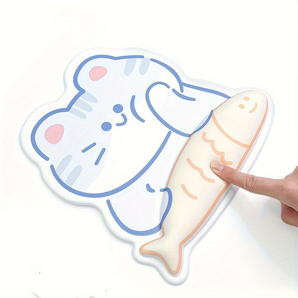 Mouse Pad with Wrist Pad for Office Worker