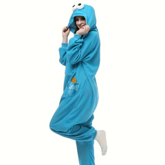 Christmas Cartoon Pajama Jumpsuit Long Sleeve Women's Pajama