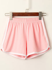 Elastic Waist Shorts Casual Workout Yoga Summer Shorts
