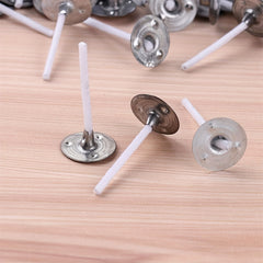 100-200-500pcs Candle Wicks 2.54cm Low Smoke Cotton Pre Waxed Candle Wick