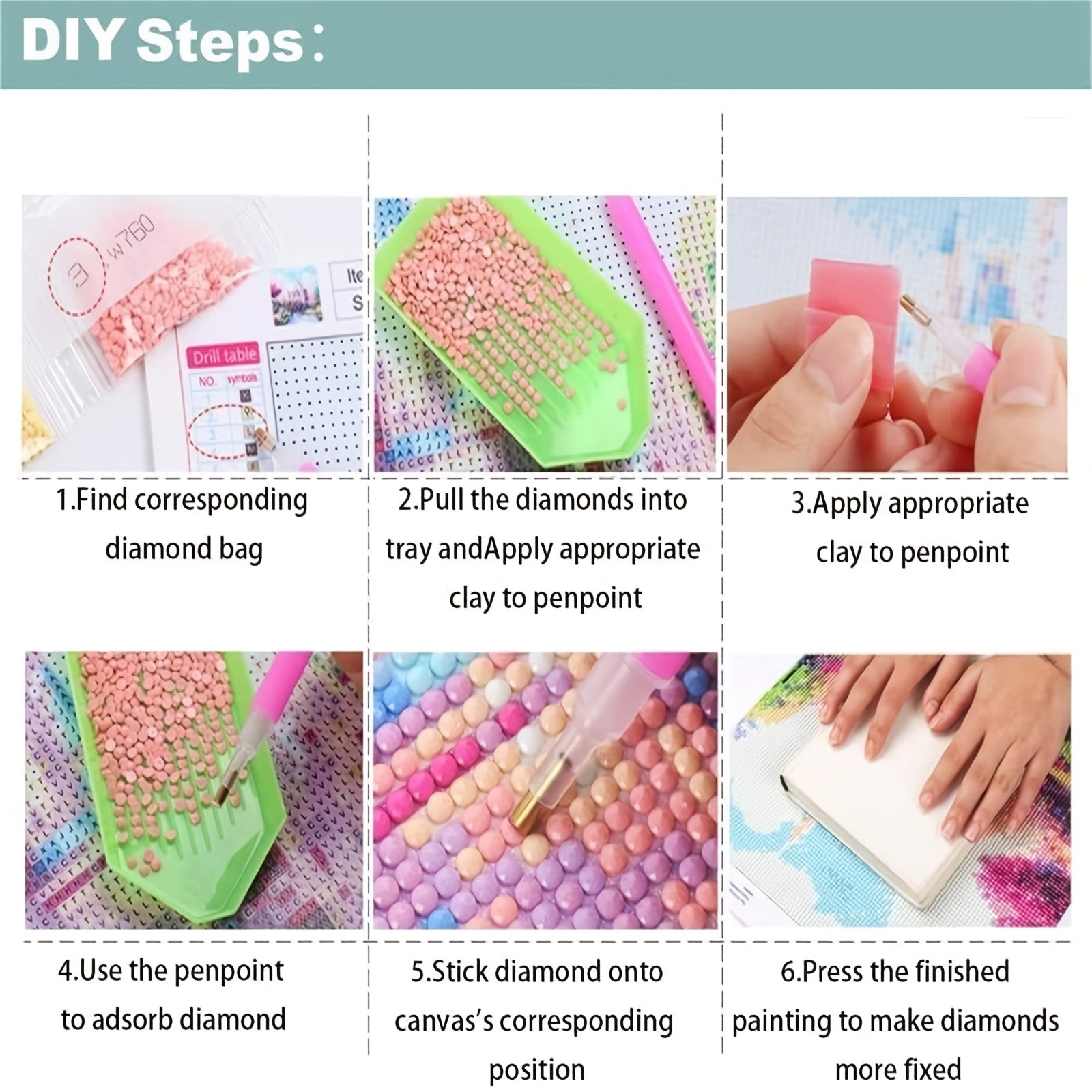 5D Waterfall Landscape Diamond Painting Kit, Full Drill Rhinestone Embroidery