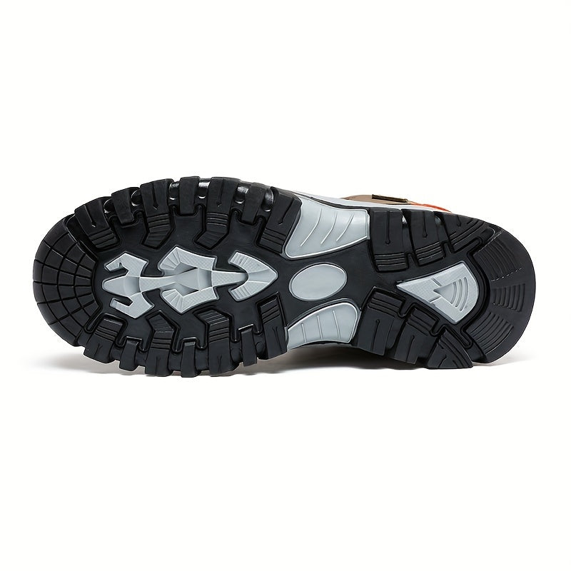 Men's High Top Hiking Boots Non Slip Lace Up Durable Shoes