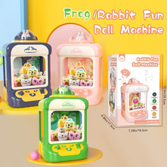 Mini Doll Grabbing Machine for Kids with Music Toy