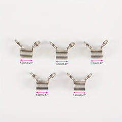 5pcs Soft Elastic Bead Plug Beaded Clip Stopper Bracelet Necklace Jewelry