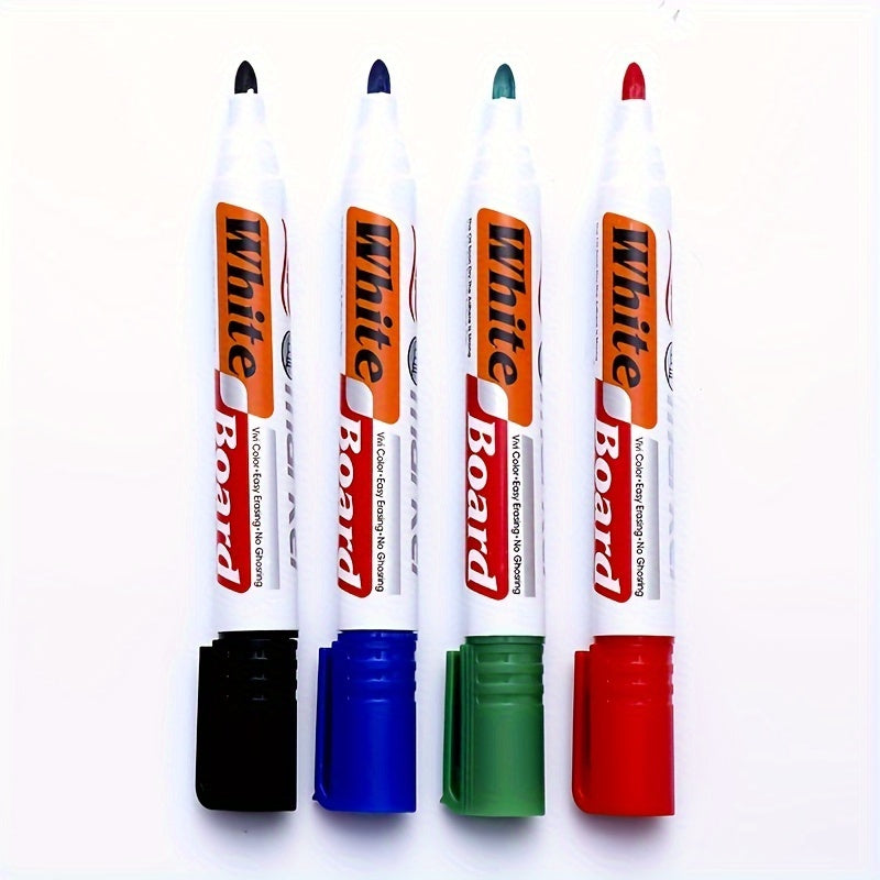 4pcs Erasable Highlighter & Whiteboard Markers