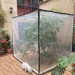 1pc Transparent Balcony Garden Insulation Rainproof Cover