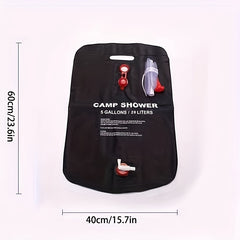 Portable Solar Shower Bag 20L Outdoor Hot Water Bag