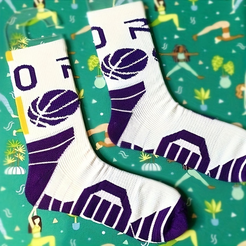 Crew Basketball Socks Non Slip Quick Dry Outdoor Running Socks